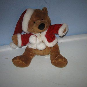 Chrisha Playful Plush Christmas Bear Super Soft